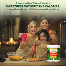 Load image into Gallery viewer, Lowkal Granular Stevia Sweetener 250 gm Jar