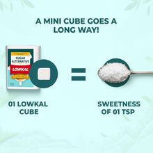 Load image into Gallery viewer, Lowkal Sugar Alternative Mini Cubes 500 Nos