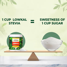 Load image into Gallery viewer, Lowkal Granular Stevia Sweetener 250 gm Jar