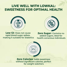 Load image into Gallery viewer, Lowkal Mini Cubes Stevia Sweetener 300 Nos