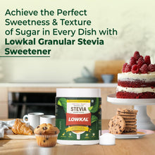 Load image into Gallery viewer, Lowkal Granular Stevia Sweetener 250 gm Jar