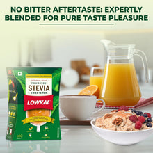 Load image into Gallery viewer, Lowkal Powdered Stevia Sweetener Sachets 100's